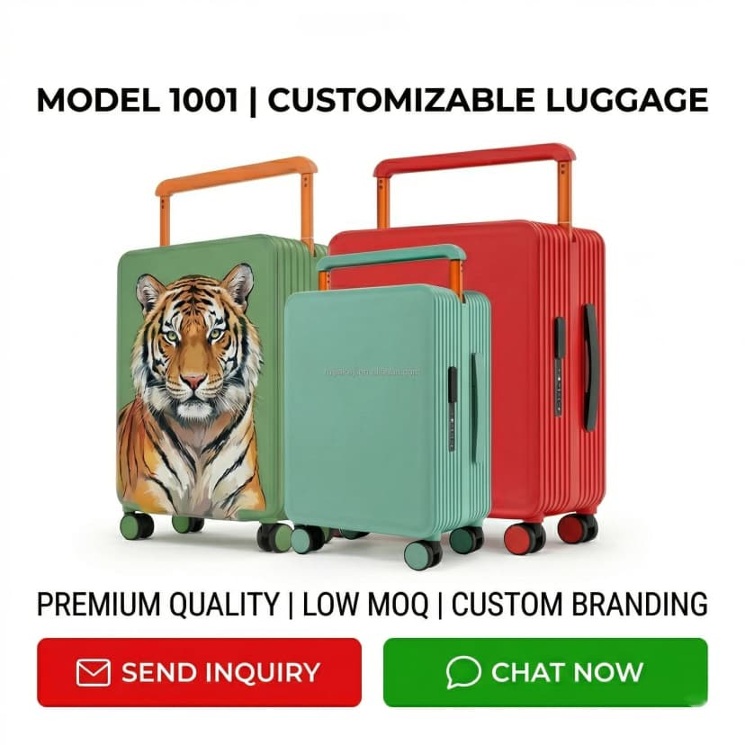 Model 1001 Customizable Luggage - Premium Quality Travel Bag